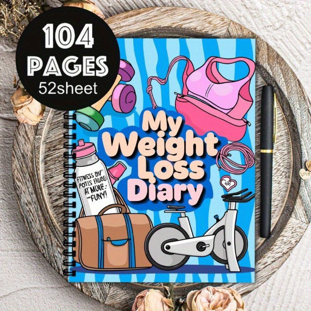 Meal Plan Notepad - Fitness Tracker Piano di perdita di