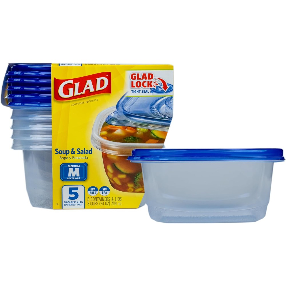Meal Prep Pasta - Contenitori ermetici per alimenti da 24