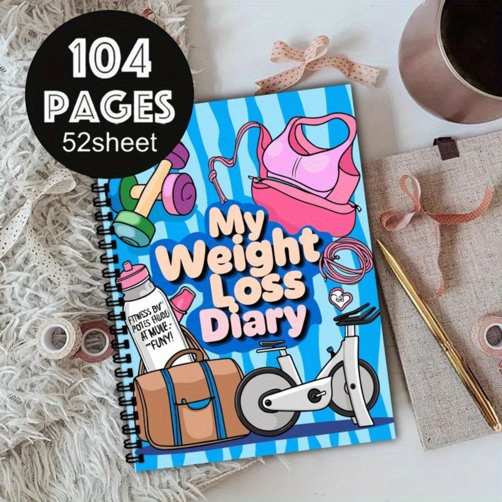 Fitness Tracker Piano di perdi - Meal Plan Notepad recensione e prezzo
