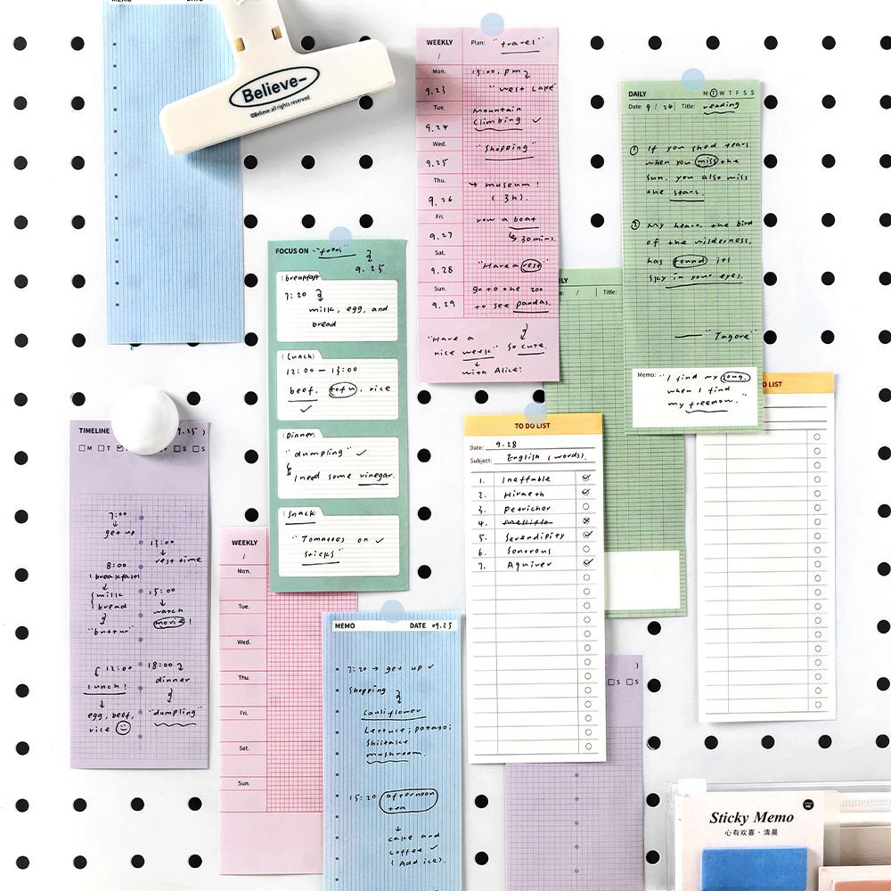 80 fogli di foglietti adesivi, - Meal Plan Notepad recensione e prezzo