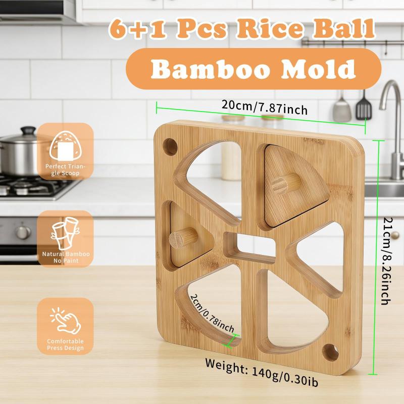 Stampo in Legno per Onigiri co - Meal Prep Japanese recensione e prezzo