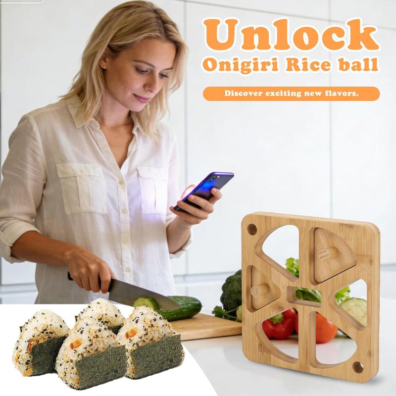 Stampo in Legno per Onigiri co - Meal Prep Japanese recensione e prezzo
