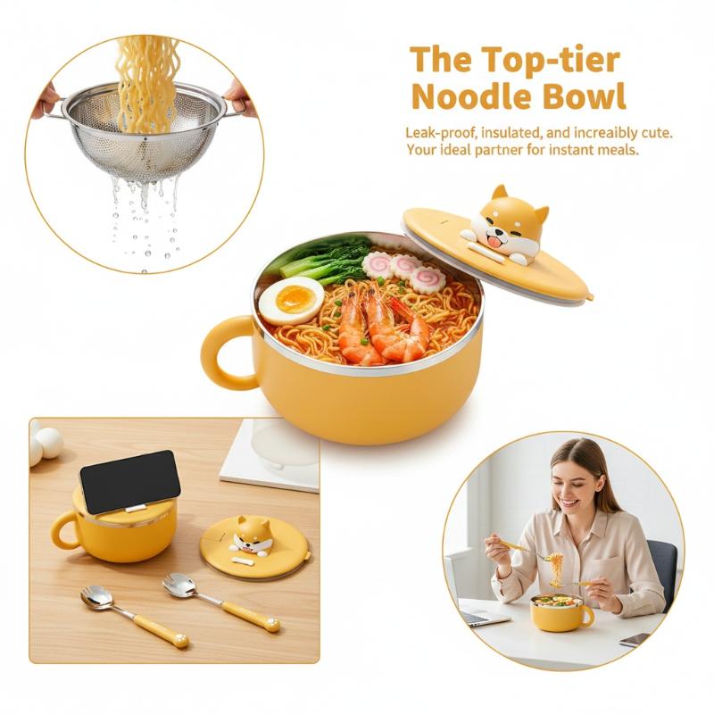 Ciotola per Noodle Istantanei  - Meal Prep Noodles recensione e prezzo